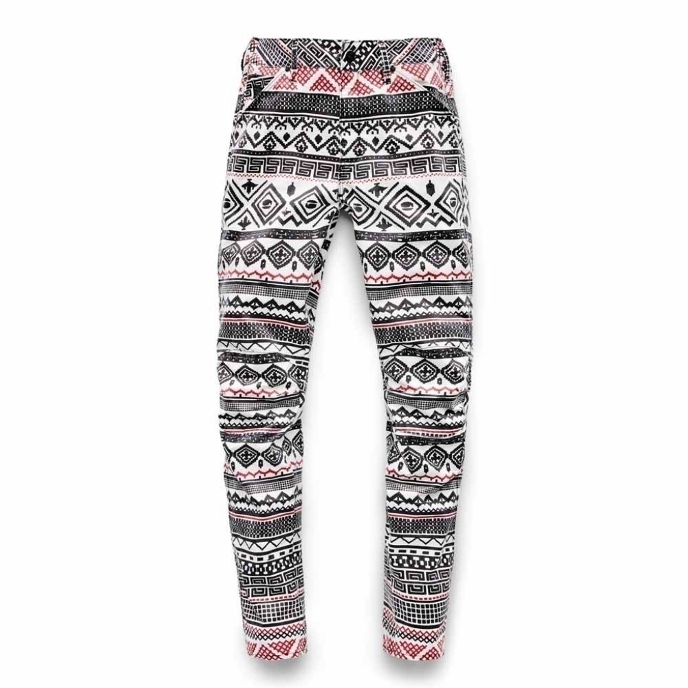 G-star Elwood X25 3D Mid Waist Aztec Mayan Print Boyfriend Jeans